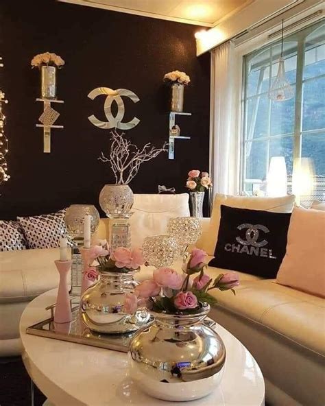 girl's room chanel vase|chanel room decor ideas.